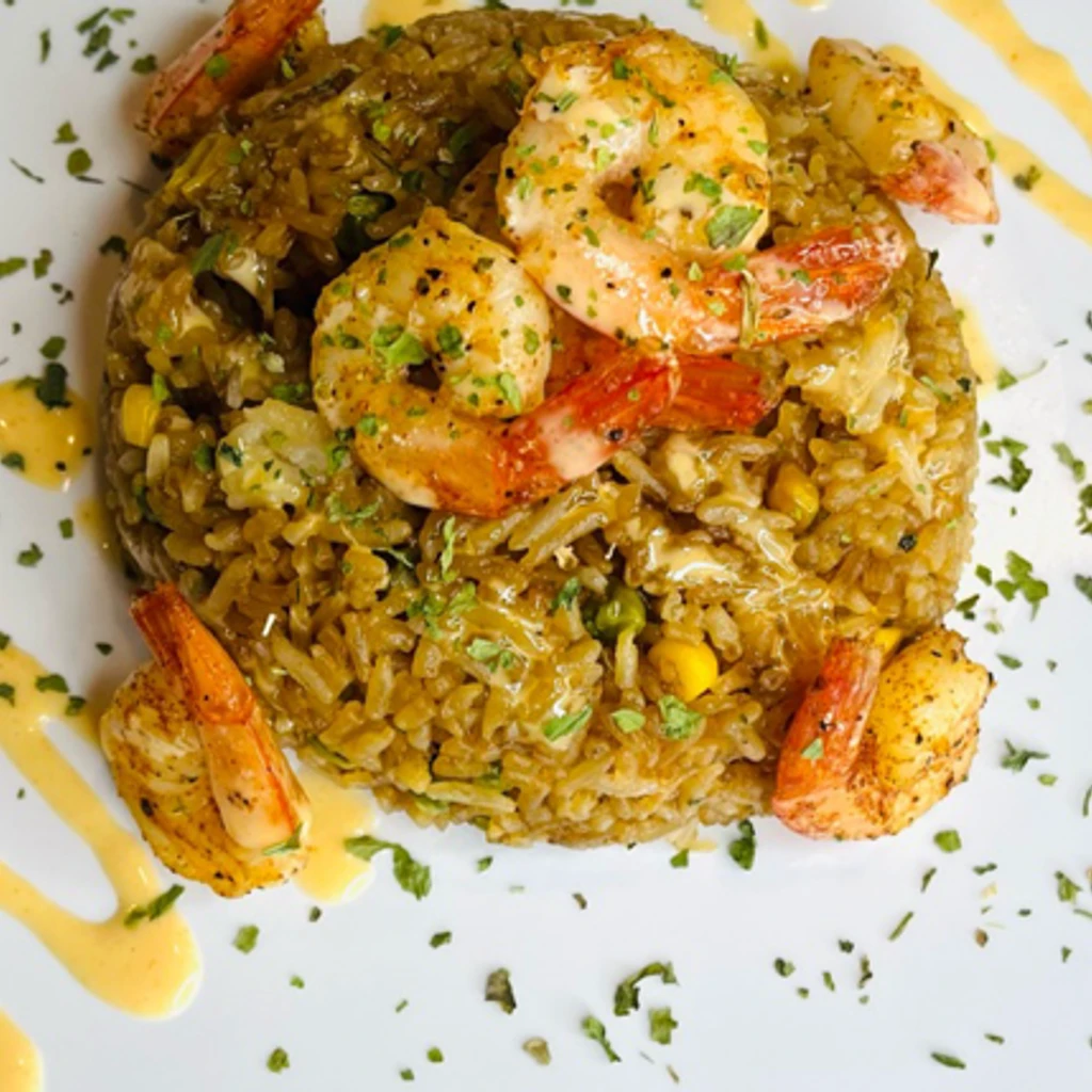SHRIMP HIBACHI FRIED RICE