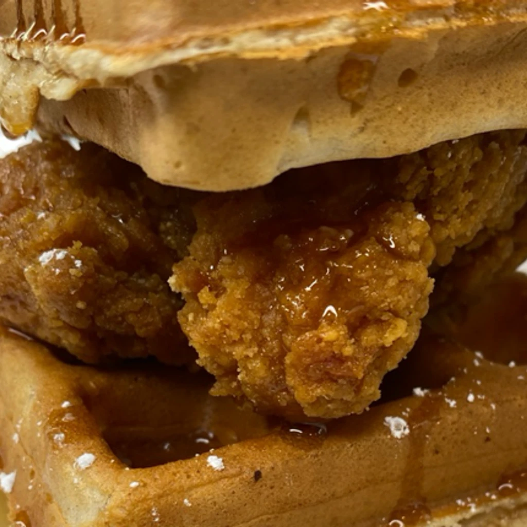 Chicken & Waffles Combo w/ Juice